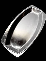 Оселедиця 28 см-13.5 см-1.5 см, вага 250 г, тарілка СРСР для риби та м'яса, клеймо, ціна, товста неіржавка сталь,