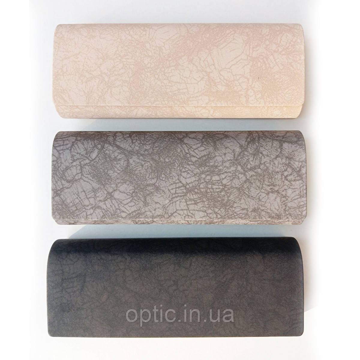 Футляр чохол для окулярів на магніті Міцний пластик + замша Широкий (чорний, бежевий), фото 1