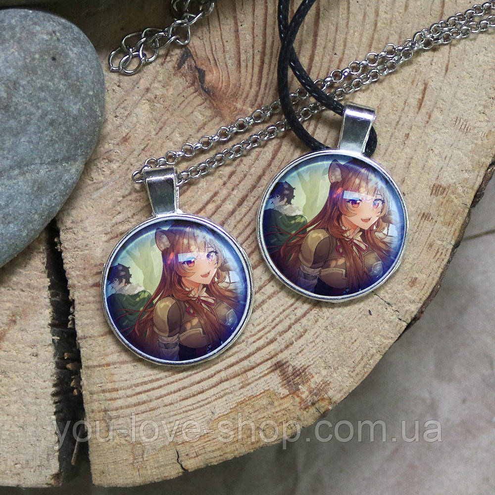 Кулон СХОДЖЕННЯ ГЕРОЯ ЩИТА — TATE NO YUUSHA NO NARIAGARI (11) Срібло Шнурке, фото 1