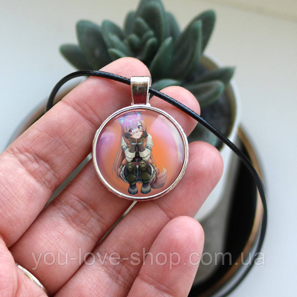 Кулон СХОДЖЕННЯ ГЕРОЯ ЩИТА — TATE NO YUUSHA NO NARIAGARI (4) Срібло Шнурке, фото 1