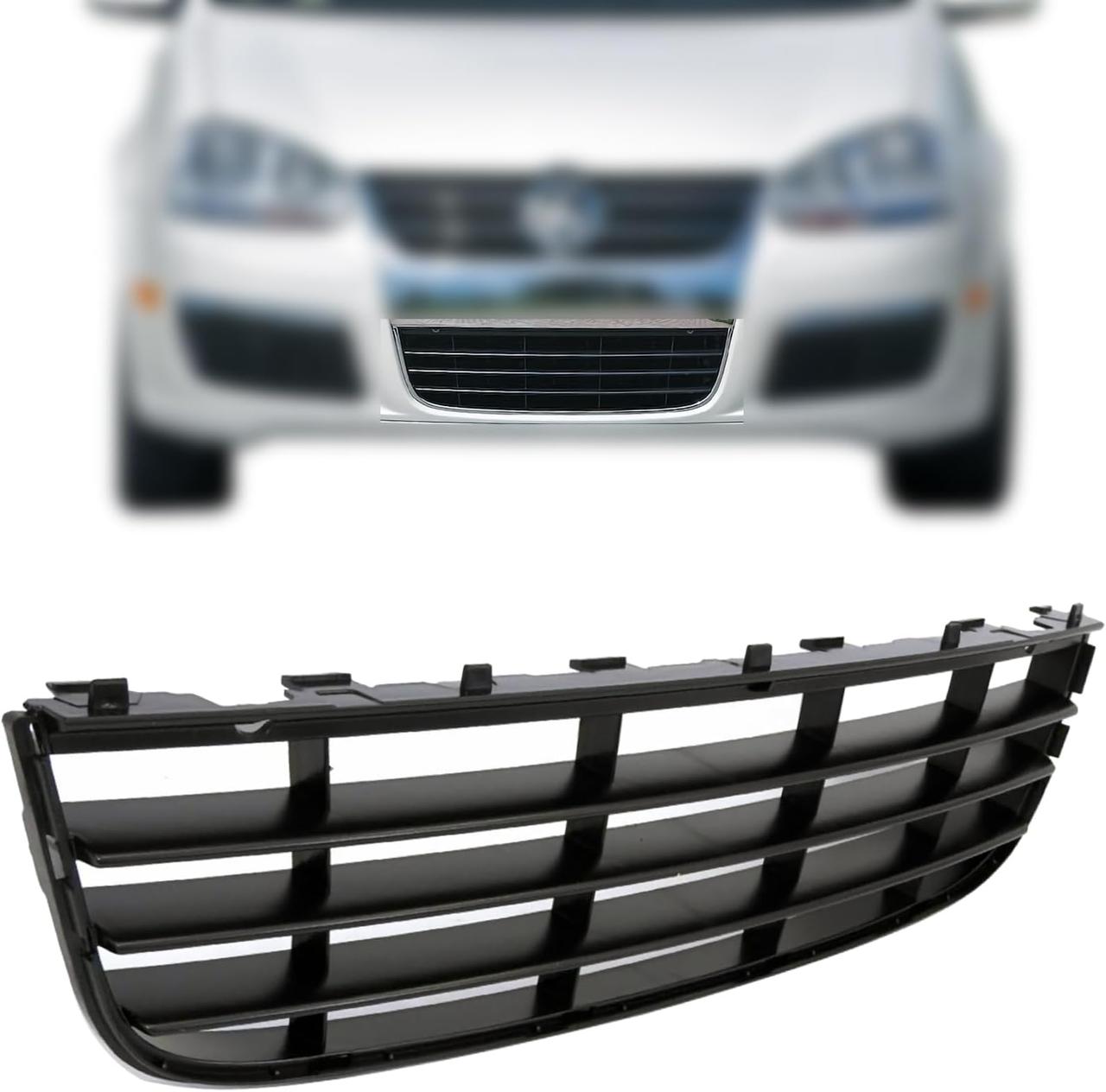 Решітка бампера середня VW GOLF V з хромованим молдингом (накладка) (FPS). 1K0853677C, фото 1