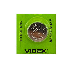 Годинникова батарейка LR1120 / 191 / AG8 Videx Alkaline (1.5v) 1шт.