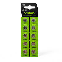 Годинникова батарейка LR1120 / 191 / AG8 Videx Alkaline (1.5v) 1шт., фото 2