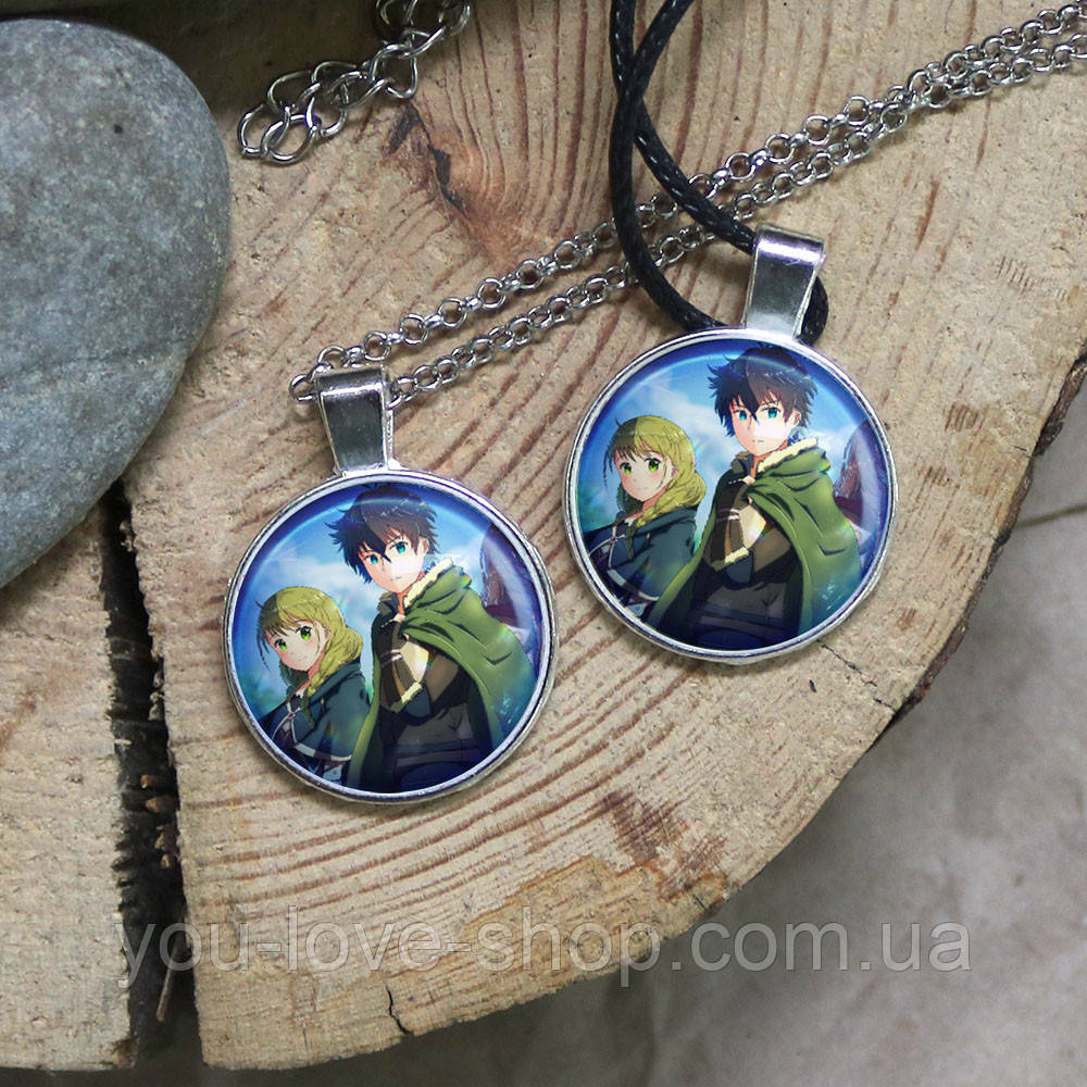 Кулон СХОДЖЕННЯ ГЕРОЯ ЩИТА — TATE NO YUUSHA NO NARIAGARI (9) Срібло Шнурке, фото 1