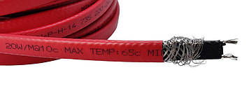 Саморегулювальний кабель Minco Heat для нагрівання труб 14 мм вогнестійкий