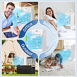 Портативний кондиціонер з вентилятором, об'ємом 1100 мл, 3 швидкісними режимами, персональний вентилятор з 7 світлодіодами, фото 3