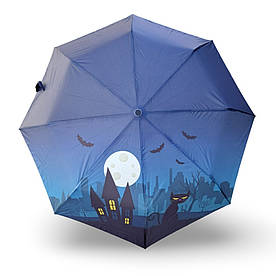 Складна парасолька напівавтомат Bellissimo з котом