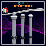 Вентиляційний патрубок подовжений із розсувним хомутом діаметр 75 мм, висота 800 мм Z7975PP REDI s.p.a., фото 6