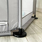 Дитячий манеж з кільцем для м'ячиків, Сірий / Манеж-ігровий майданчик / Інтерактивний манеж для дітей, фото 7