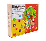 Шнурівка дерев'яна 43929 Казкове дерево, фото 3