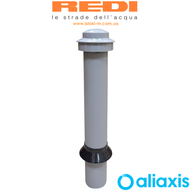 Вентиляционный патрубок удлинённый с раздвижным хомутом диаметр 100 мм, высота 800 мм Z7911PP REDI s.p.a. вентиляционный патрубок для канализации_вентиляционная труба для канализации_вентиляционный патрубок для канализации 100 мм_вентиляция канализационной системы_коллектор вытяжной для канализации_воздушный клапан для канализации_Вентиляционный канализационный патрубок удлинённый_вентиляционный канализационный патрубок_Redi Z7911PP вентиляционный патрубок 110_патрубок вентиляции канализационной системы 110 мм_патрубок вентиляции канализационной 110 мм_вентиляционный патрубок системы сточных вод_вентиляционный канализационный патрубок 110 мм_патрубок вентиляции канализационный_патрубок для канализационной вентиляции_канализационный выход_канализационный вентиляционный выход_канализационный вентиляционный патрубок 110 мм_комплектующие для канализационной вентиляции_патрубок вентиляции канализационной системы диаметром 110 мм_канализационный вентиляционный патрубок_Вентиляционный патрубок Z7911PP REDI