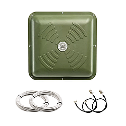 Антенний 4G MIMO комплект 3G/4G LTE антена Energy MIMO 2x15 dBi + кабель + перехідники