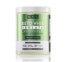 BeKeto KETO Whey Organic Matcha + MCT / Ізолят сироваткового протеїну з матча + МСТ 300 г