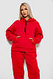 Спортивний костюм жіночий на флісі, колір червоний, 238R5726, фото 2