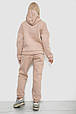 Спортивний костюм жіночий на флісі, колір світло-бежевий, 238R5726, фото 4