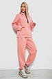 Спортивний костюм жіночий на флісі, колір персиковий, 238R5726, фото 3