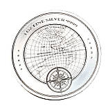 Срібна колекційна монета Terra 2 долари 1 унція 2025 Ніуе, фото 3