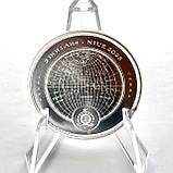 Срібна колекційна монета Terra 2 долари 1 унція 2025 Ніуе, фото 4