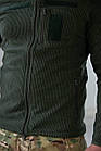 🔥 Кофта флісова "Вафелька" (Олива) тактична кофта, фліска ЗСУ, НГУ, військова, фото 4