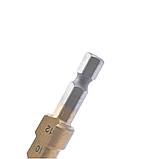 Набір свердел ступінчастих 3пр. (4-12, 4-20, 4-32мм), для отворів із кроковим конусом REWOLT T1635, фото 5