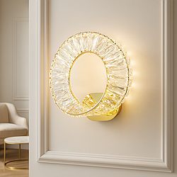 Бра лед кристал Artlight 35W колір Золотистий 548/1WGD