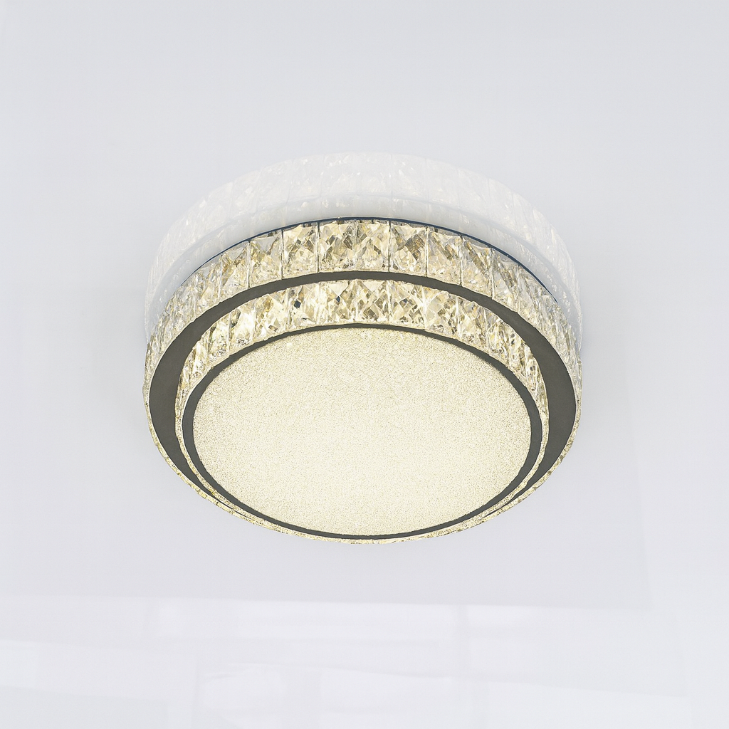 Кришталева люстра з пультом Linisoln 220W до 40 м² колір Хром 2397-500 Хром, фото 1