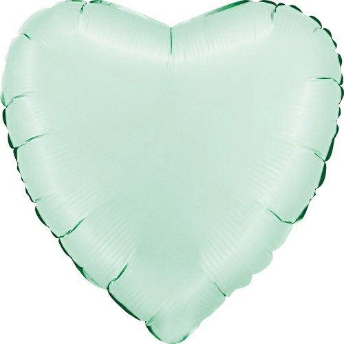 Куля фольгована 18" Серце блакитне
