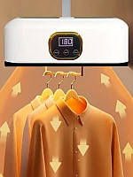 Підвісна складана сушарка з таймером для одягу, білизни, шафи, компактна, портативна швидке електросушіння