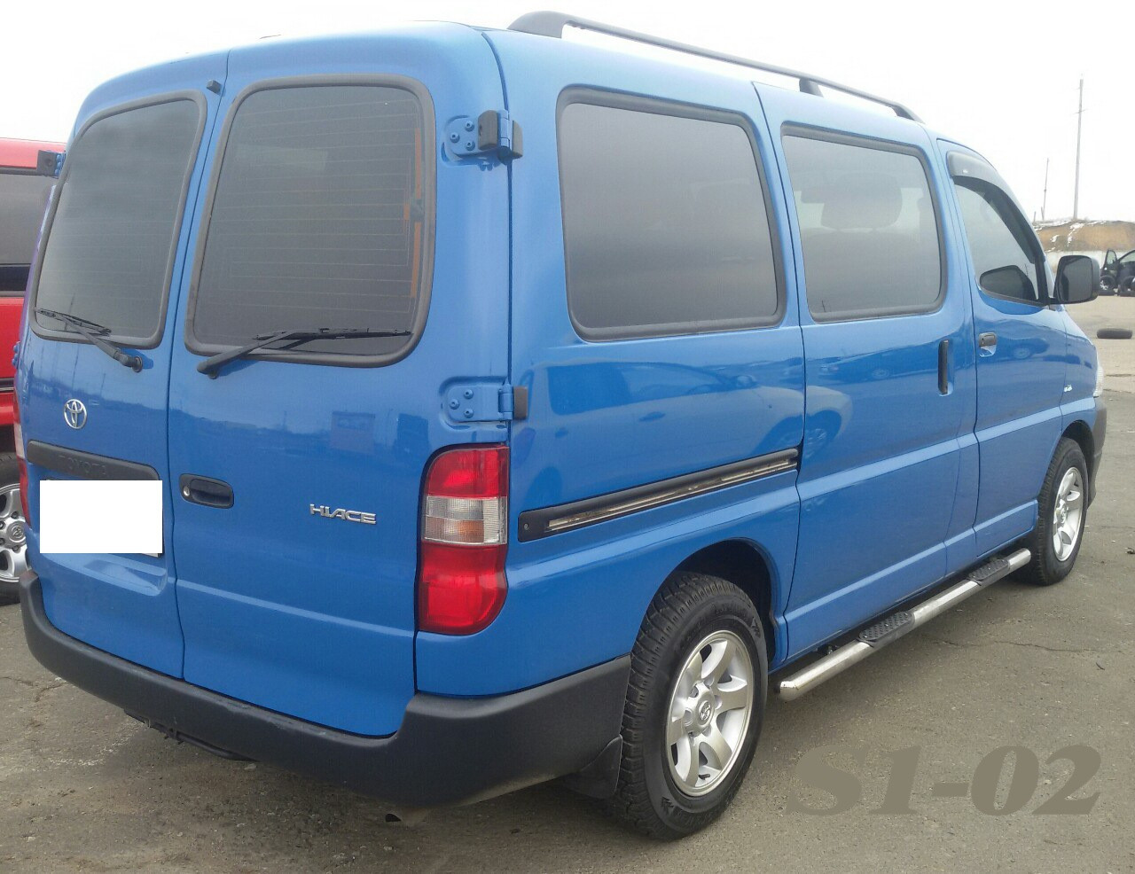 Бічні труби (2 шт., нерж) для Toyota HiAce, фото 1