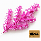 Гілочка хвойна лита Barbie Pink рожева 33 см | ТМ HVOYA (250 шт.)