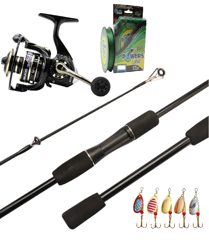 Спінінговий набір Black DRAGON 2.10 м 3-15 г