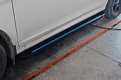 Бокові пороги Maya Blue (2 шт., алюміній) для Volvo XC60 2009-2017 рр