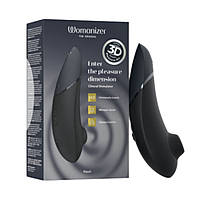 Вакуумний кліторальний стимулятор Womanizer Next Black, чорний
