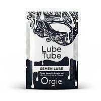 САШЕТ/Лубрикант на водній основі Orgie SEMEN LUBE intimate gel з текстурою сперми, 2 мл