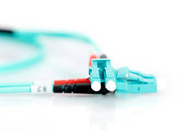 Волоконно-оптичний патч-корд Assmann, дуплекс, LC to LC MM OM3 50/125 µ, 1 м DK-2533-01/3 Aqua