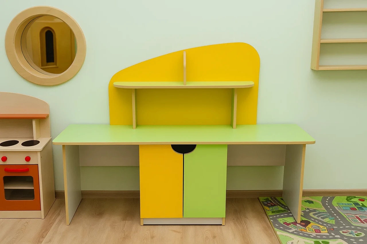 🎨 Стіл для образотворчого мистецтва "Мальвіна" DS-671, фото 1