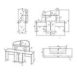 🎨 Стіл для образотворчого мистецтва "Мальвіна" DS-671, фото 7
