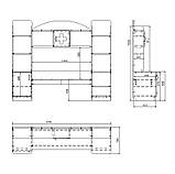 🏥 Стінка дитяча для садка "Лікарня" DS-1174, фото 3