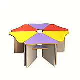 Дитячий столик “Пелюстка” DS-007 (Ромашка), фото 2