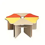 Дитячий столик “Пелюстка” DS-007 (Ромашка), фото 4