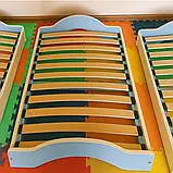 Дитяче ліжко за системою Монтессорі Кольорові Економ- 140 см, фото 3