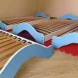 Дитяче ліжко за системою Монтессорі Кольорові Економ- 140 см, фото 4