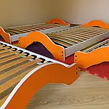 Дитяче ліжко за системою Монтессорі Кольорові Економ- 140 см, фото 6