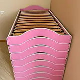 Дитяче ліжко за системою Монтессорі Кольорові Економ- 140 см, фото 7