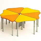 Дитячий стіл “Ромашка” (регульований, 6 столів-пелюсток), фото 2