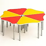 Дитячий стіл “Ромашка” (регульований, 6 столів-пелюсток), фото 3