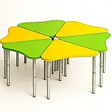 Дитячий стіл “Ромашка” (регульований, 6 столів-пелюсток), фото 4