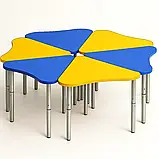 Дитячий стіл “Ромашка” (регульований, 6 столів-пелюсток), фото 5