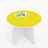 Дитячий круглий стіл (ЛДСП, діаметр 800 мм), фото 3