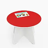 Дитячий круглий стіл (ЛДСП, діаметр 800 мм), фото 4
